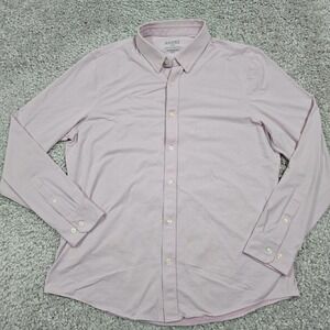 Rhone Commuter Shirt Mens XL Pink‎ Micro Pattern Performance Stretch Minimalist